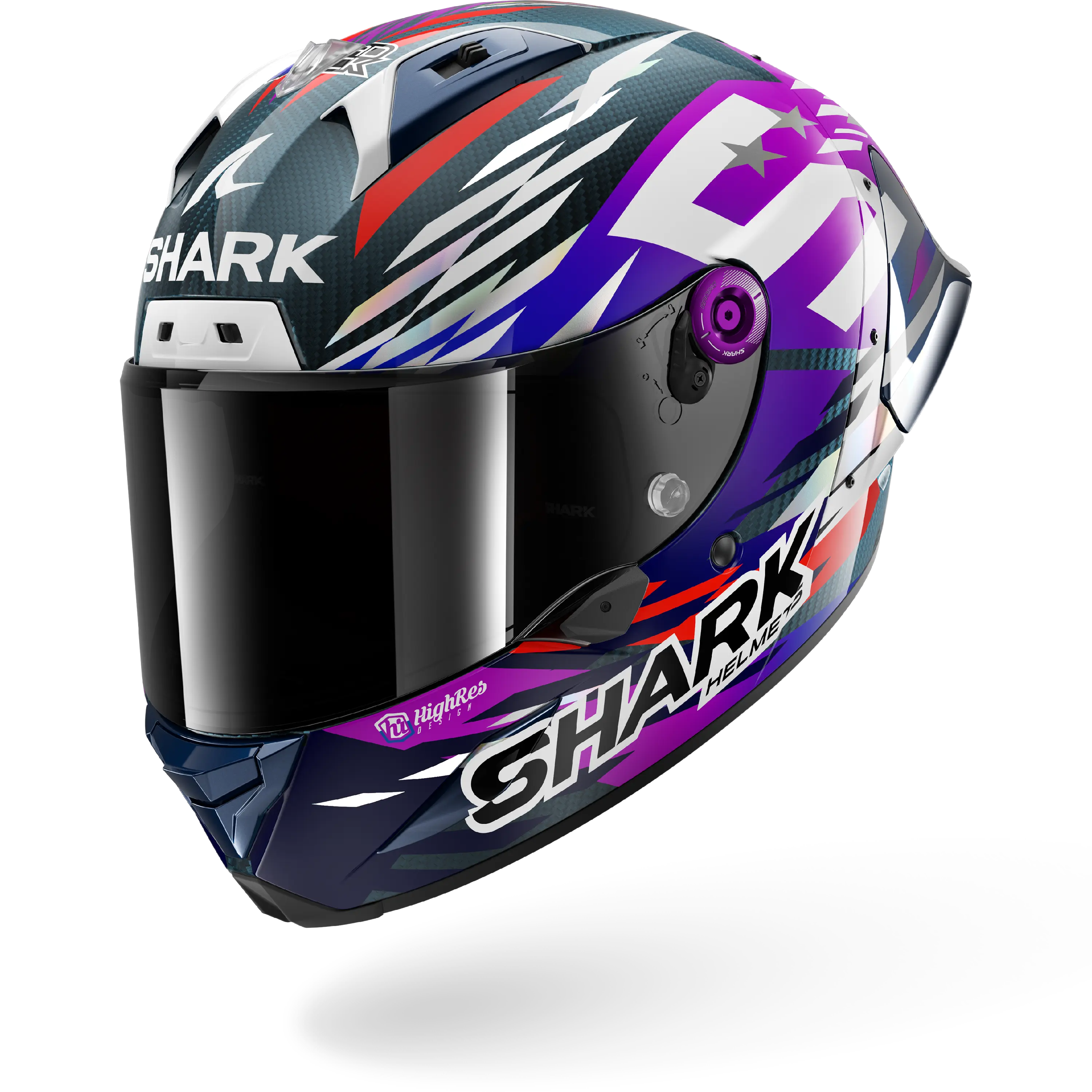AERON GP FIM RACING #2 REPLICA ZARCO SIGNATURE 2026 Carbon Violet Chrom