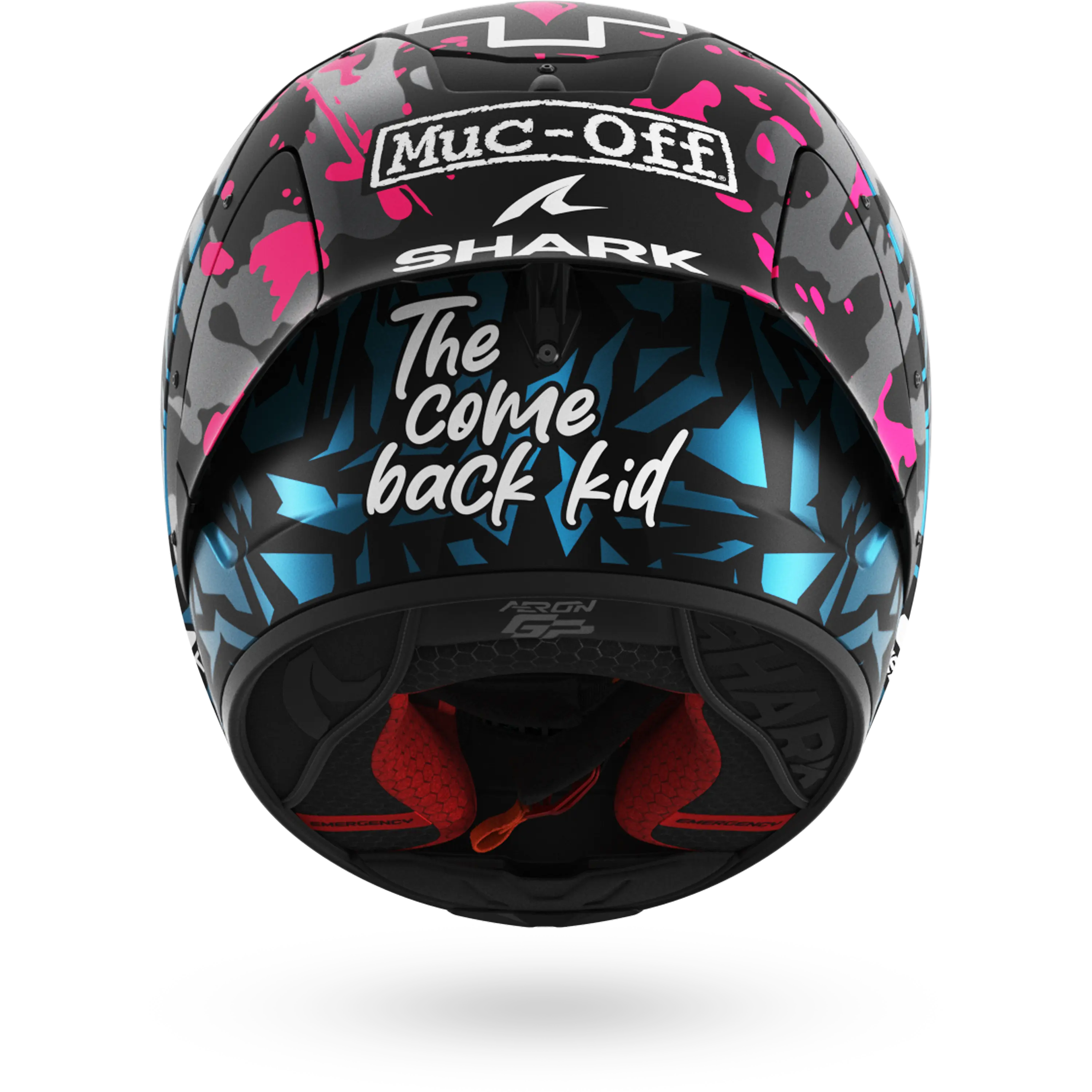 AERON GP FIM RACING #2 REPLICA REDDING Mat Black Violet Blue - Image 5