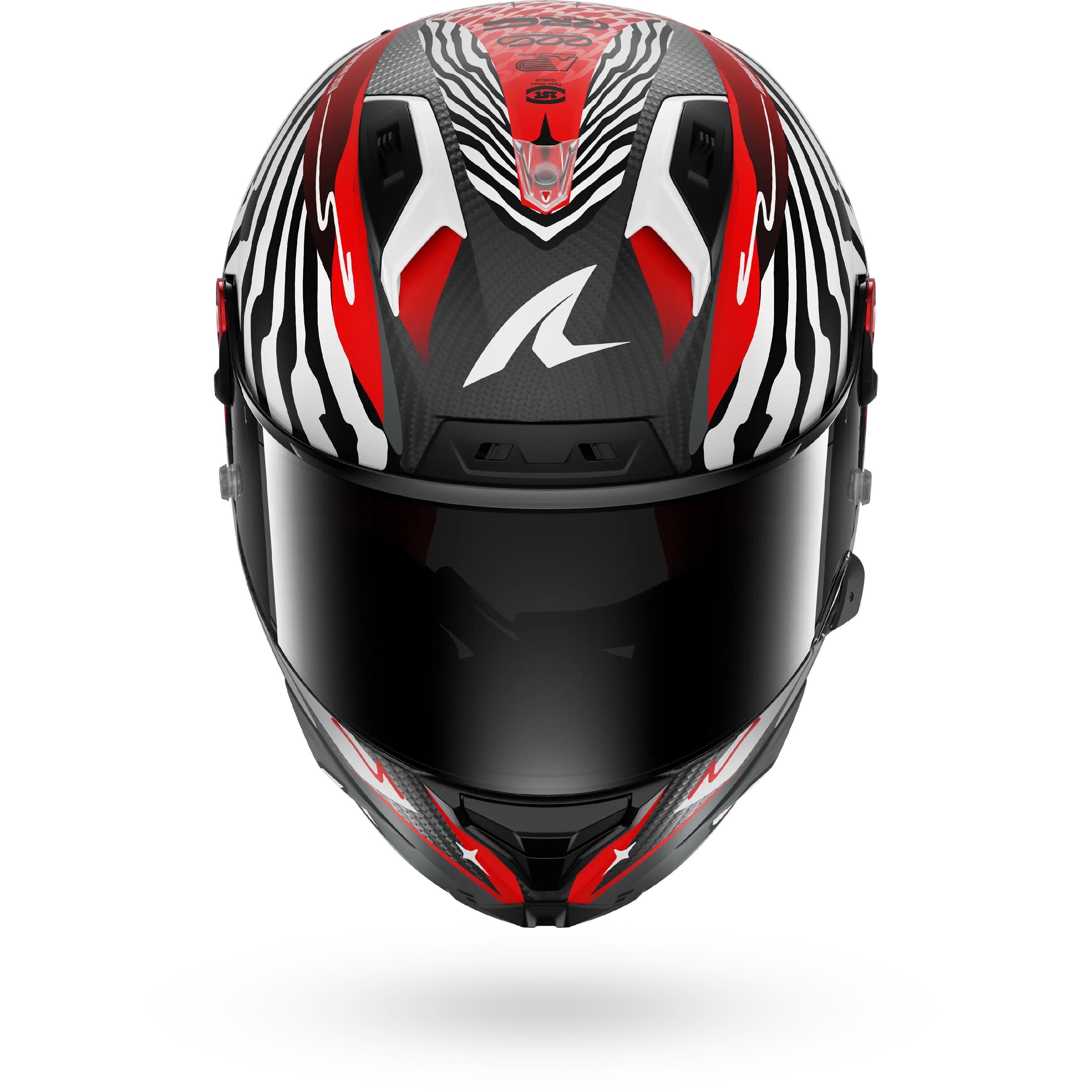 AERON GP FIM RACING #2 SPEED-FANCY Mat Carbon White Red - Image 3