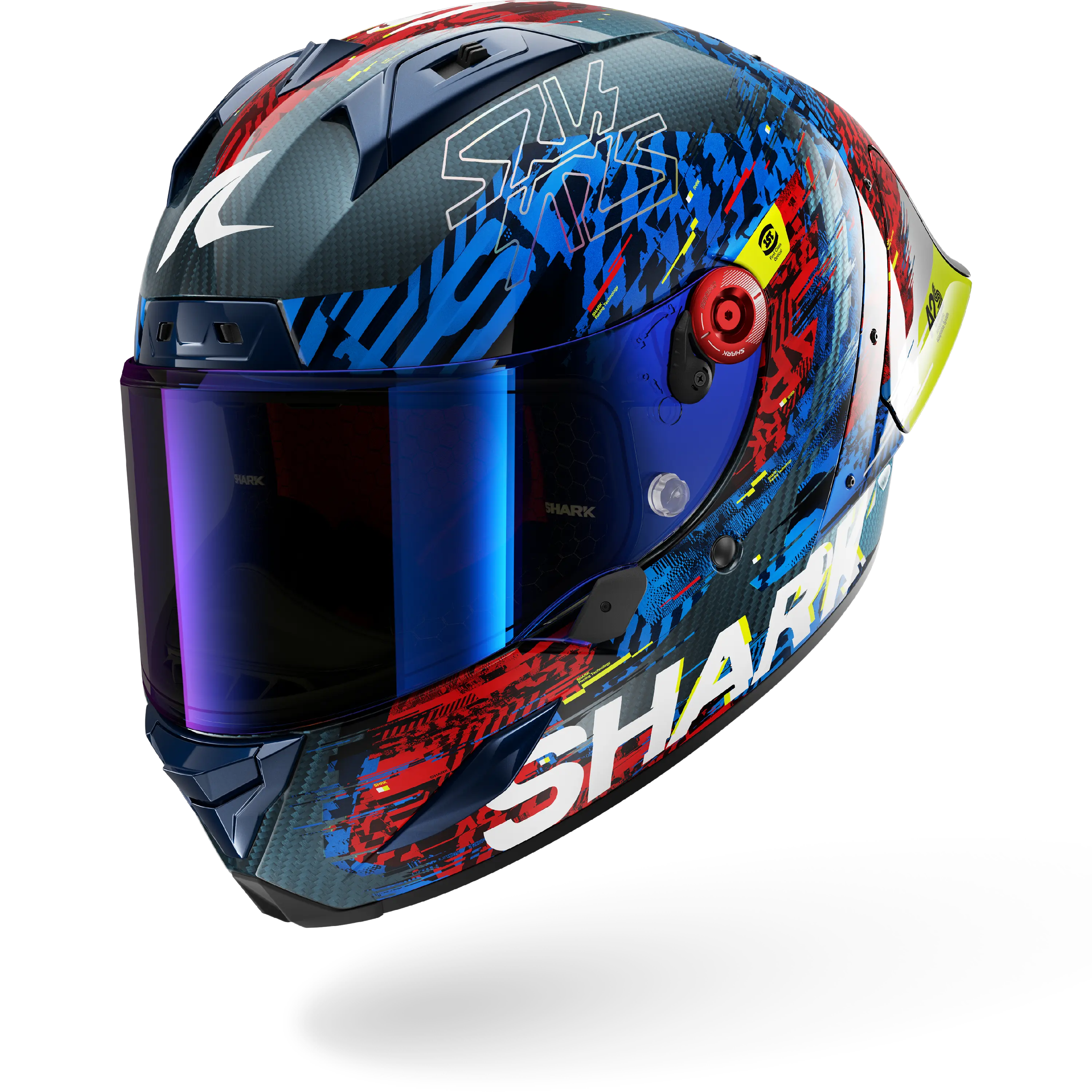 AERON GP FIM RACING #2 SPEED-VIB Carbon Blue Red