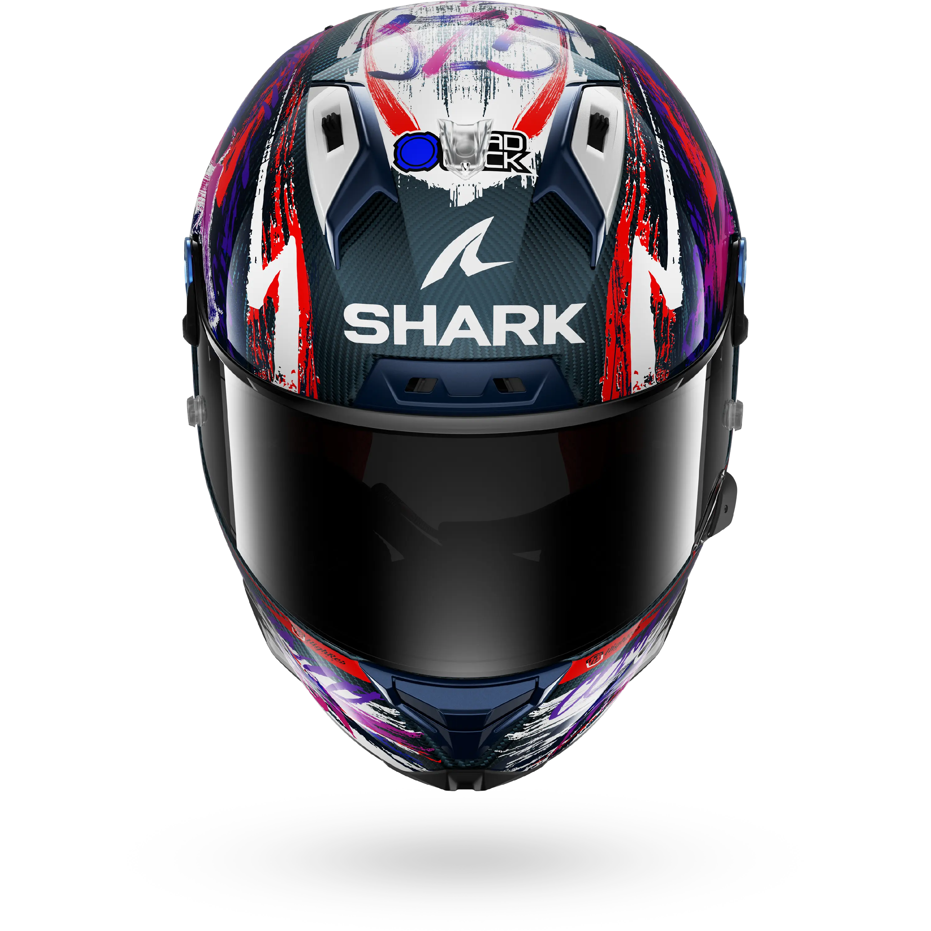 AERON GP FIM RACING #1 REPLICA ZARCO SIGNATURE Carbon White Violet - Image 3