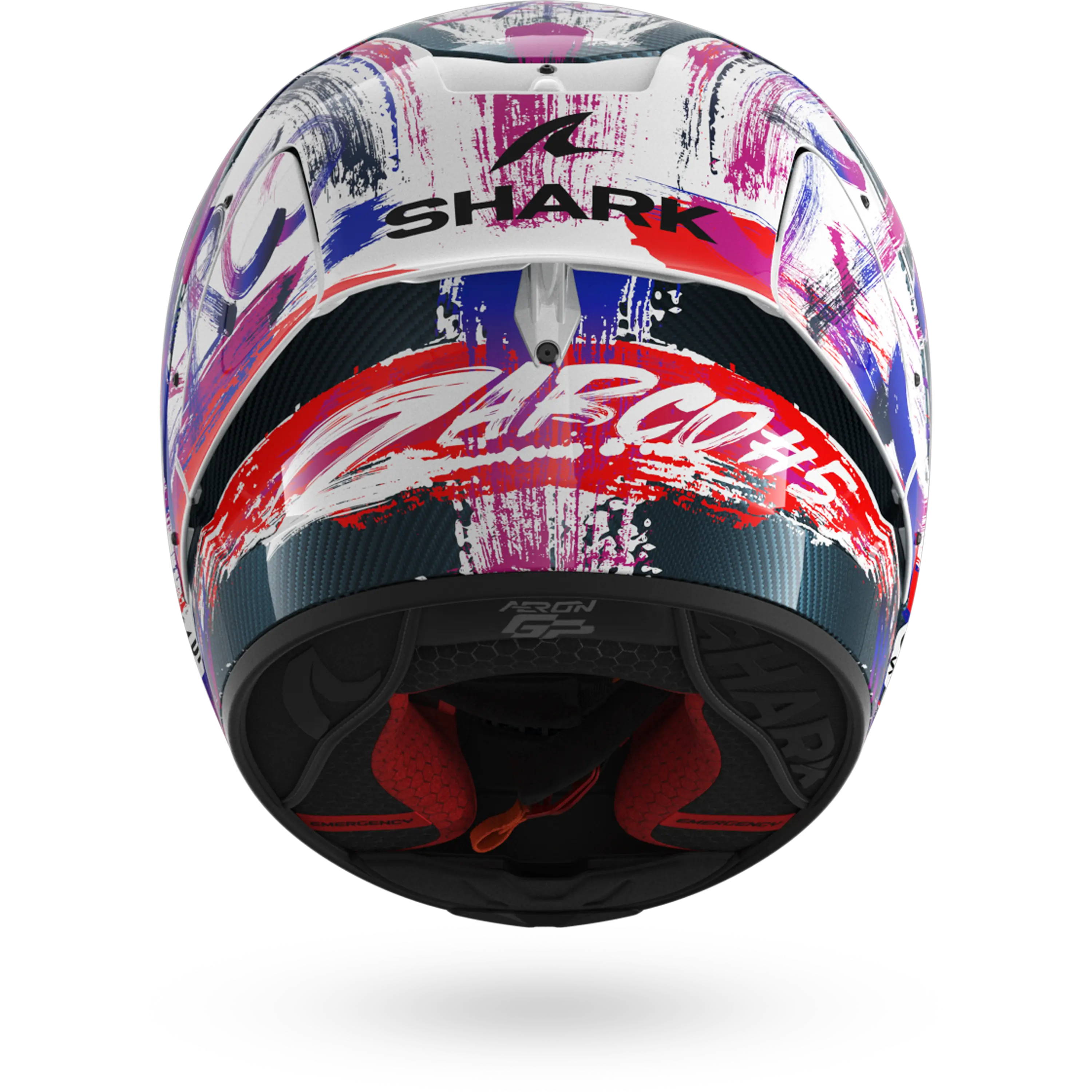 AERON GP FIM RACING #1 REPLICA ZARCO SIGNATURE Carbon White Violet - Image 6