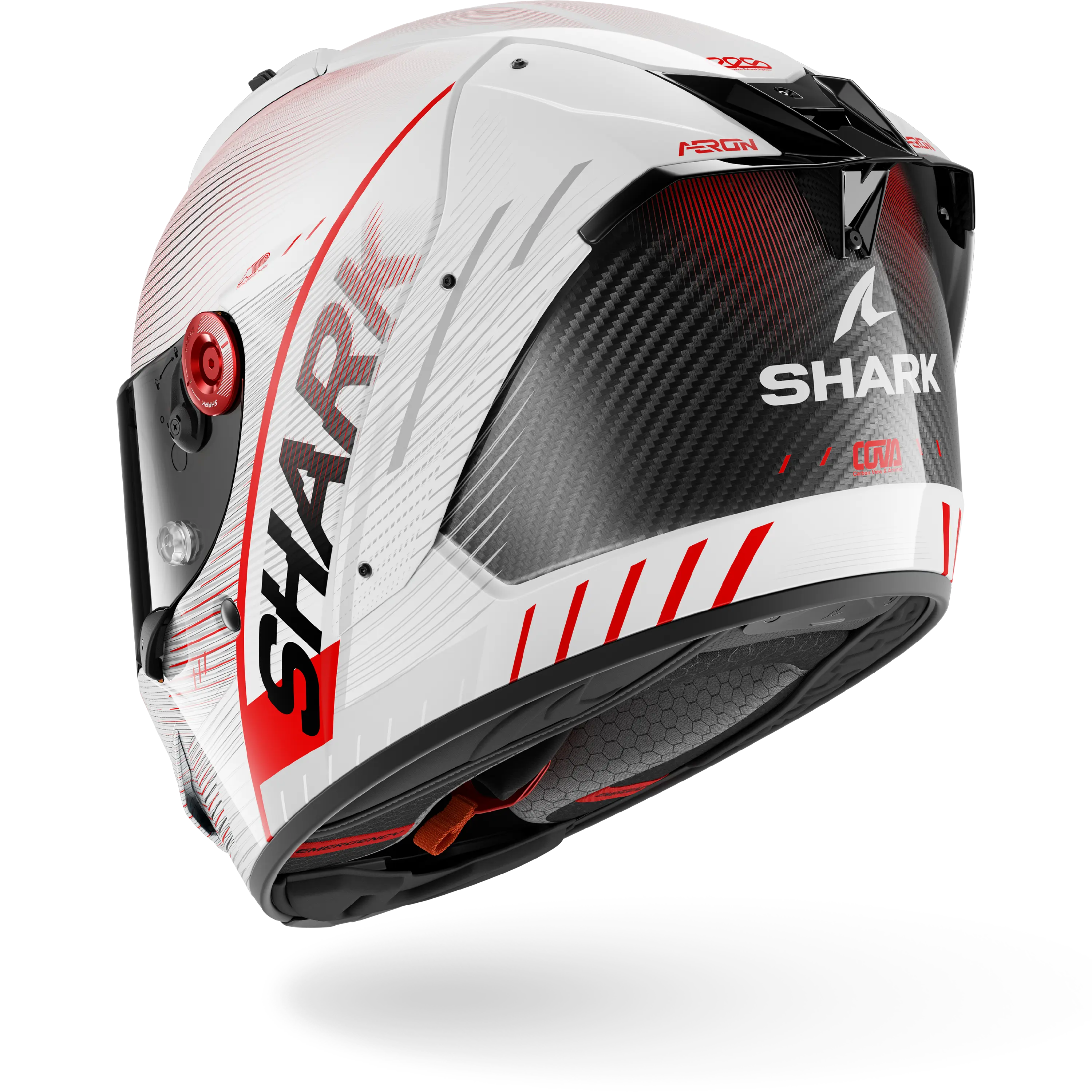 AERON SPEED-TECH Carbon White Red - Image 2