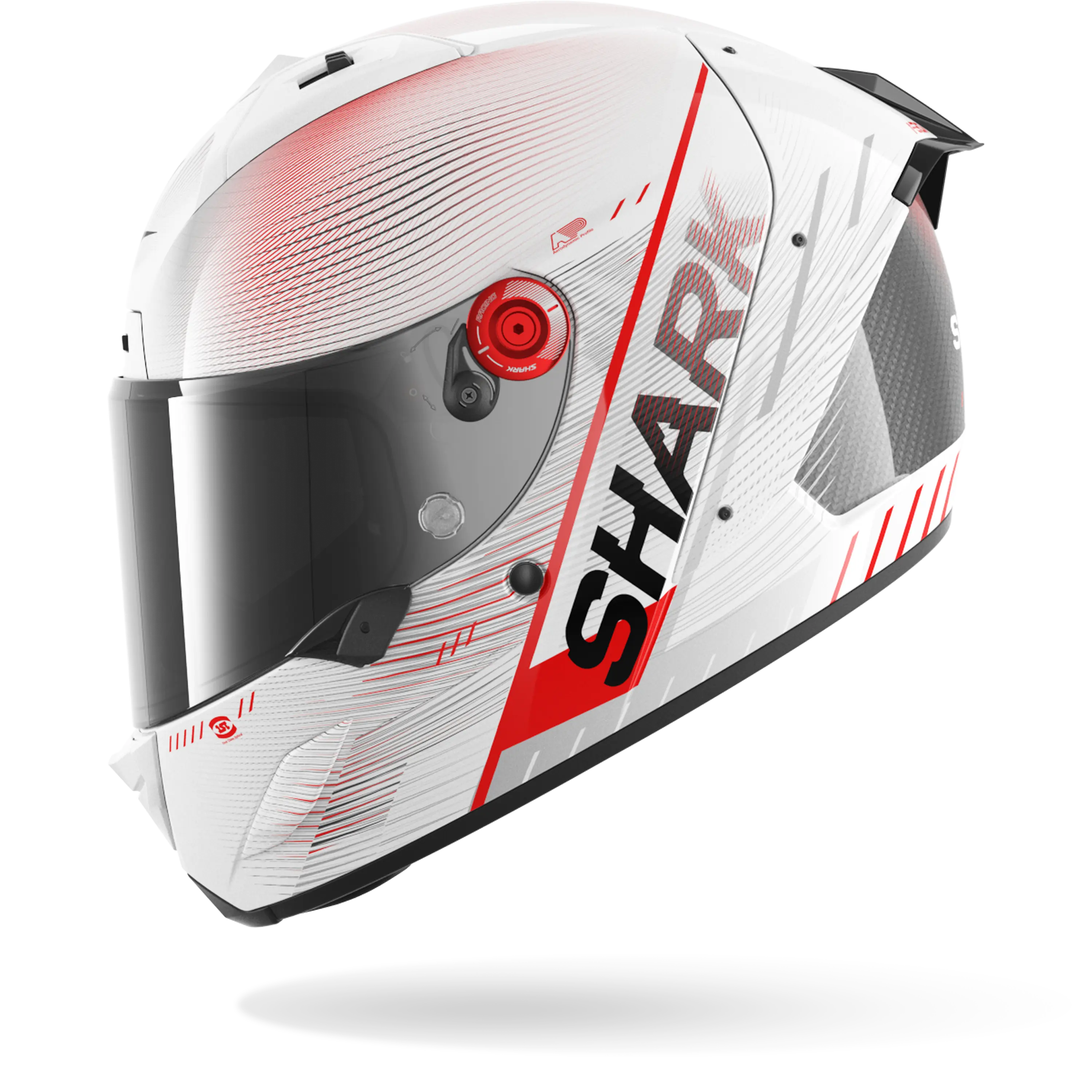 AERON SPEED-TECH Carbon White Red - Image 4