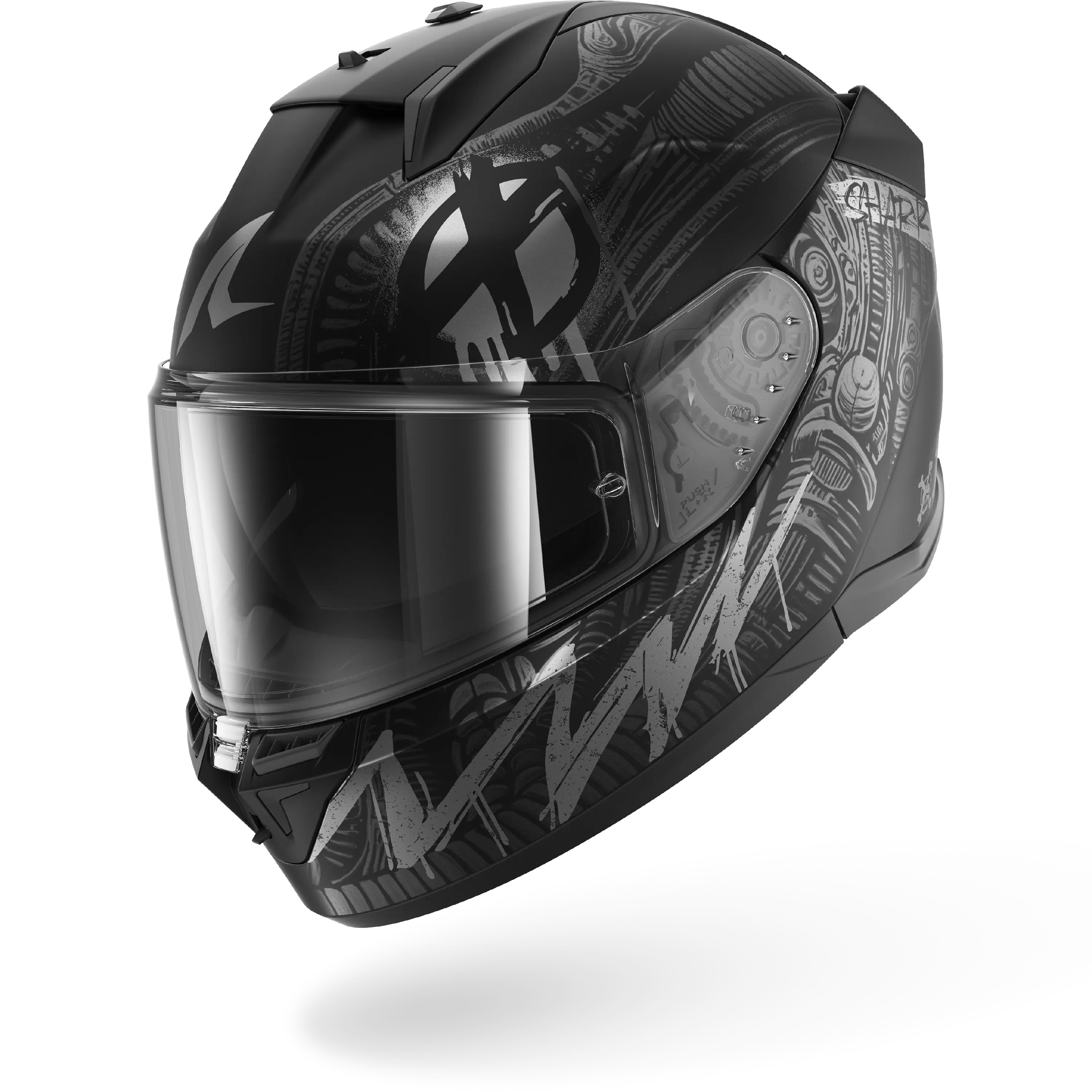 D-SKWAL 3 SHIEVER Mat Black Anthracite Silver