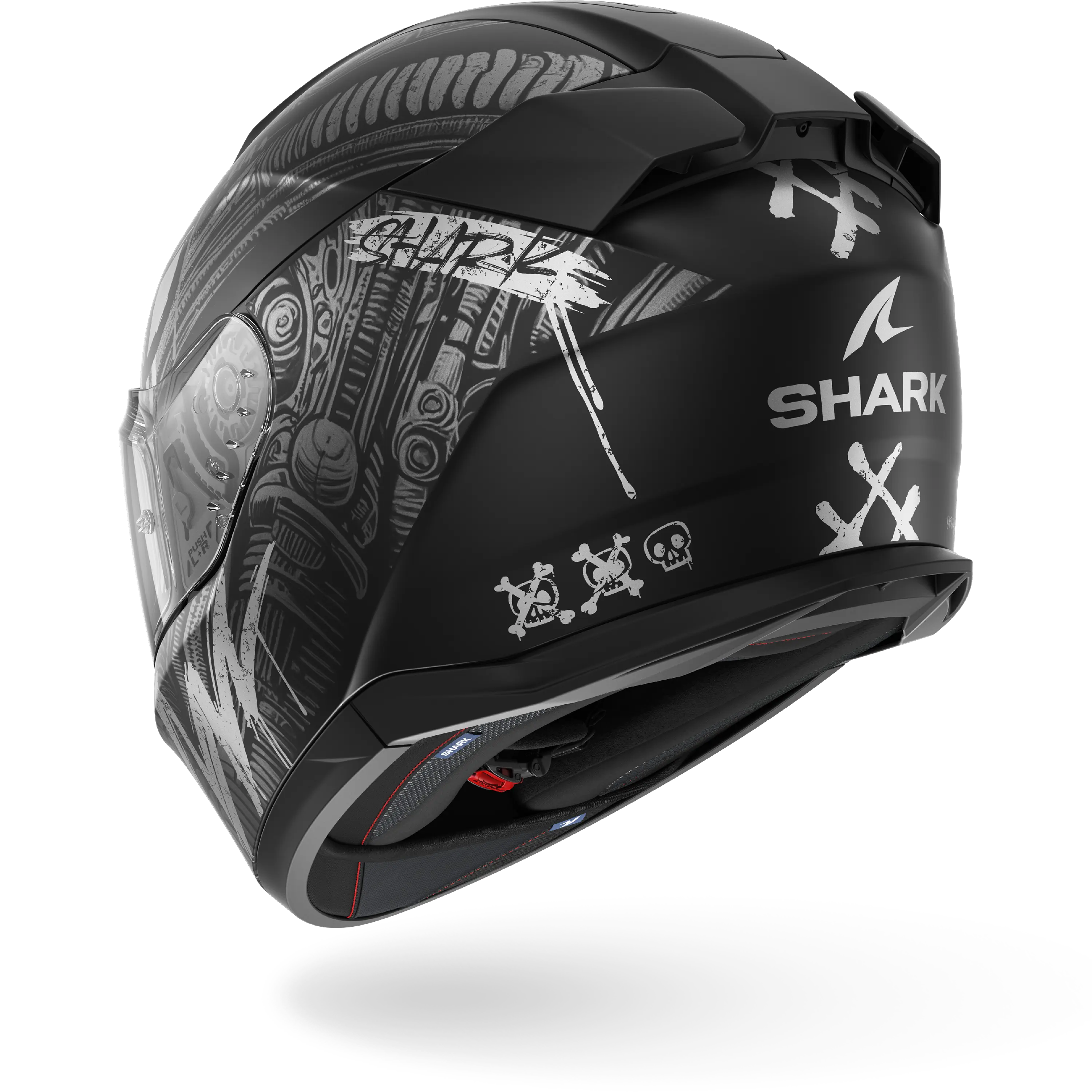 D-SKWAL 3 SHIEVER Mat Black Anthracite Silver - Image 2
