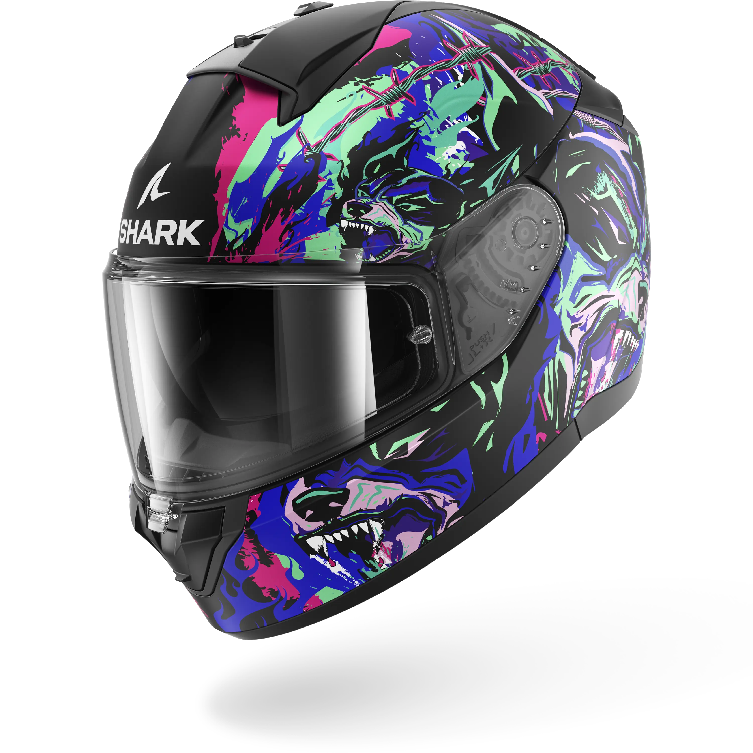 RIDILL 2 Raging Beast Matte Black Violet Green