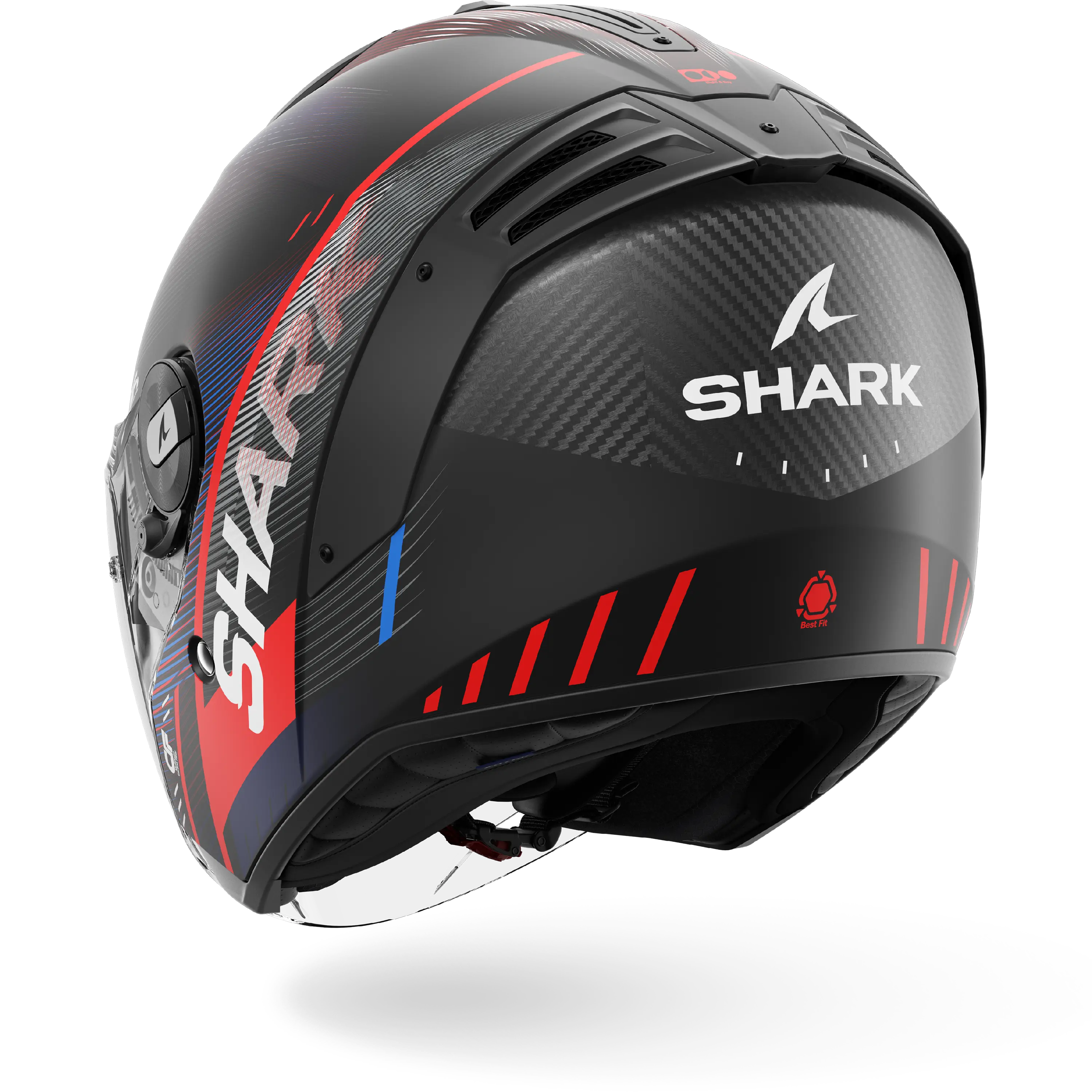 RS JET CARBON SPEED-TECH Mat Carbon Blue Red - Image 2
