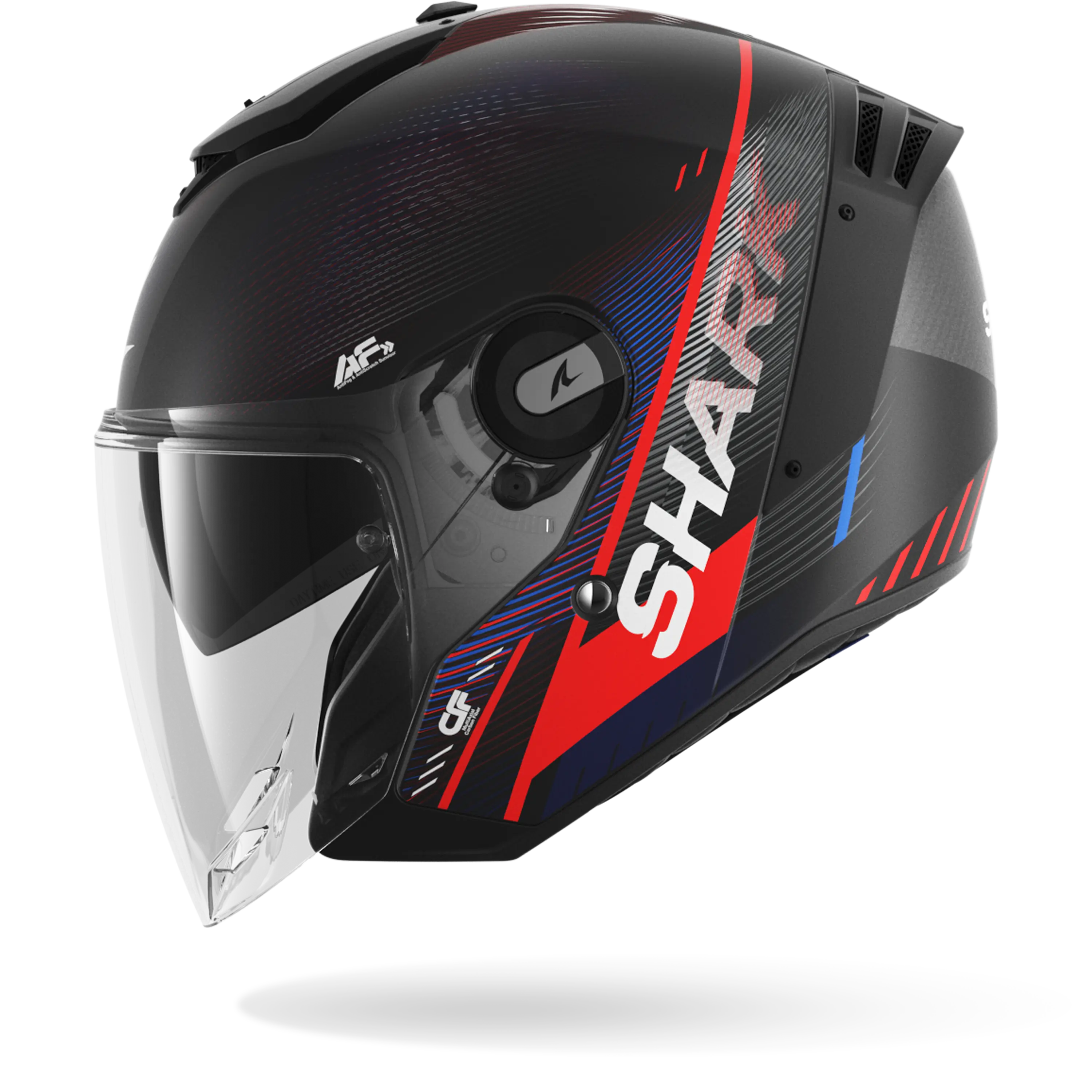 RS JET CARBON SPEED-TECH Mat Carbon Blue Red - Image 4