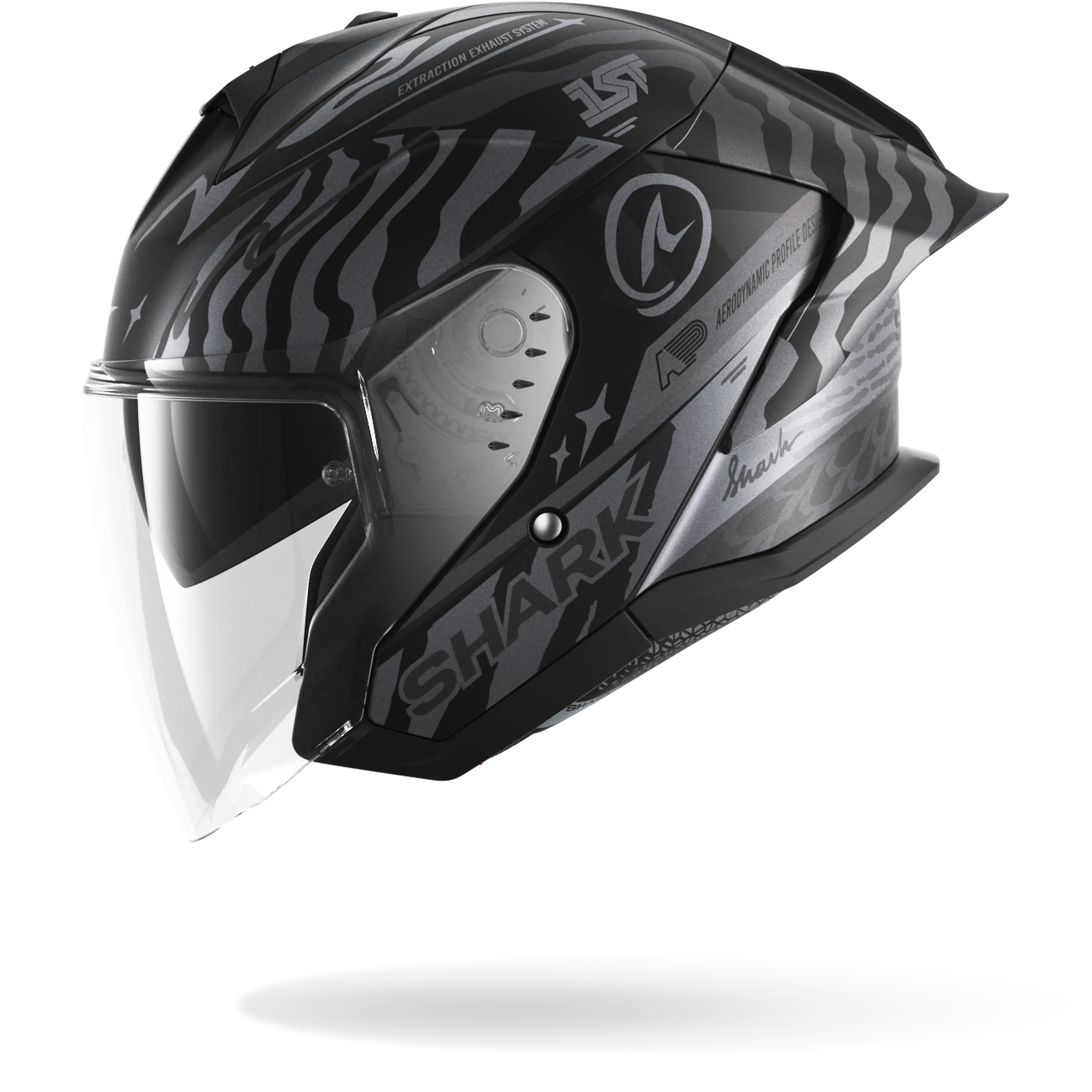 SKWAL JET CUP SPEED-FANCY Mat Black Anthracite Silver - Image 4