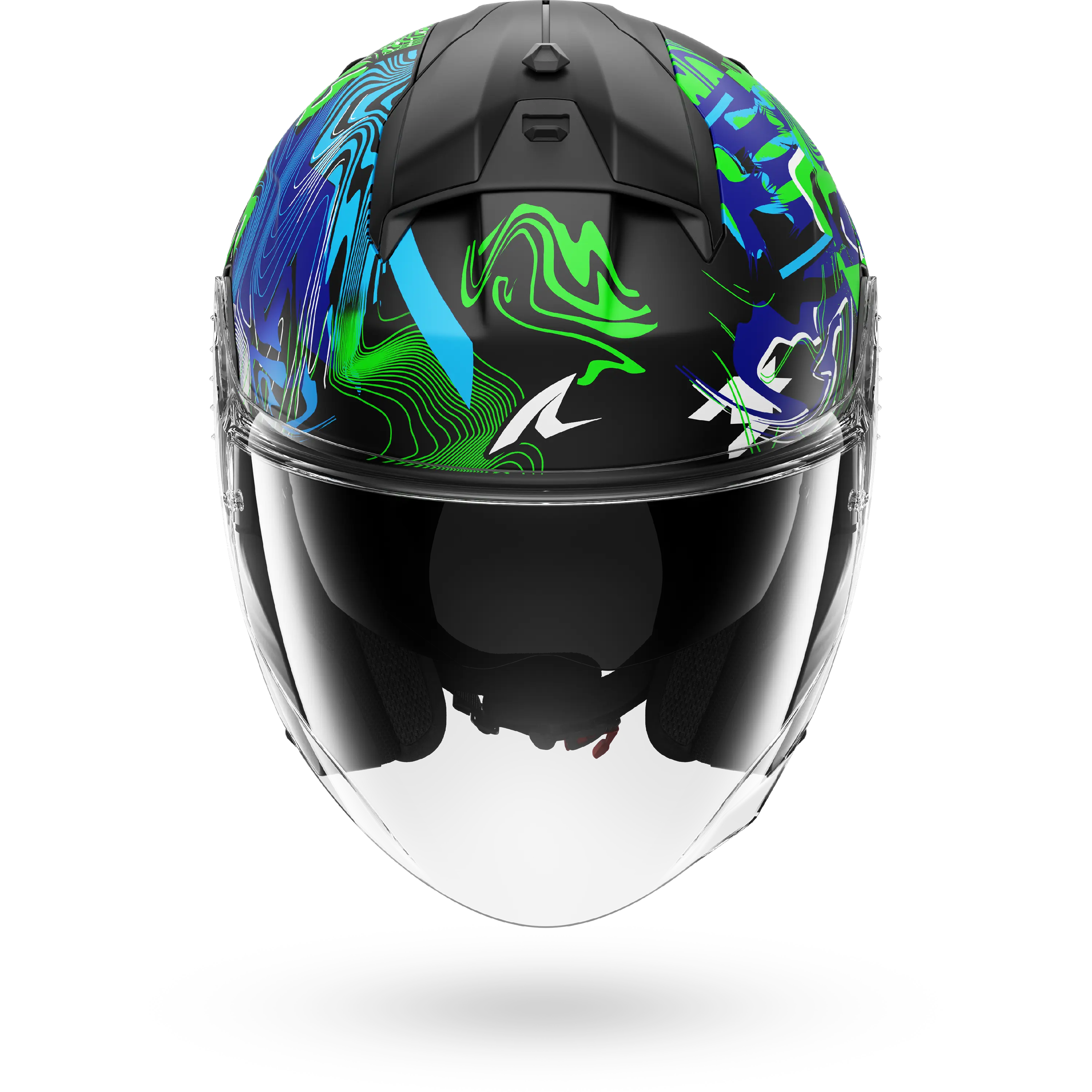 SKWAL JET Pranz Matte Black Green Blue - Image 3