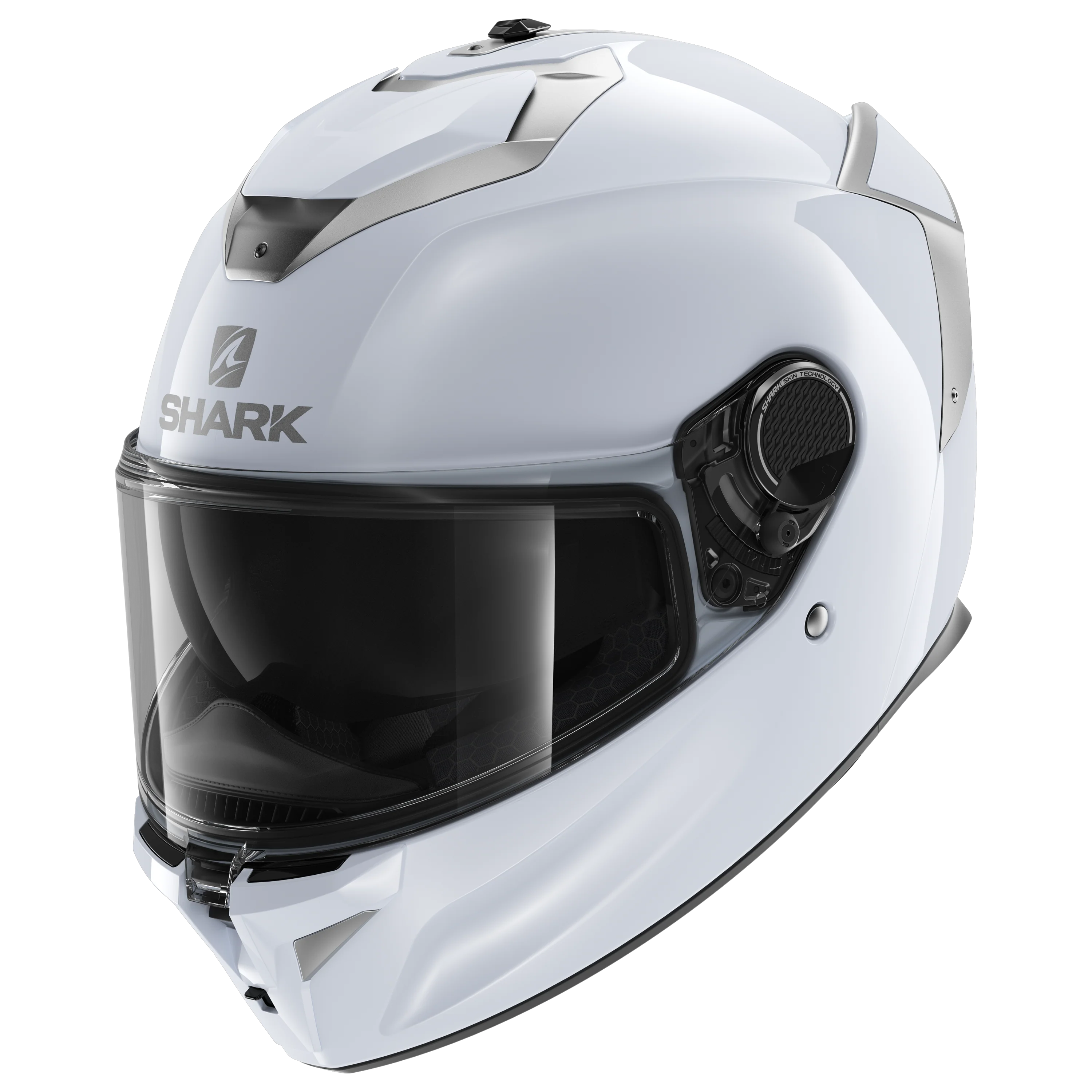SPARTAN GT BCL. MICR. Blank White Silver Glossy
