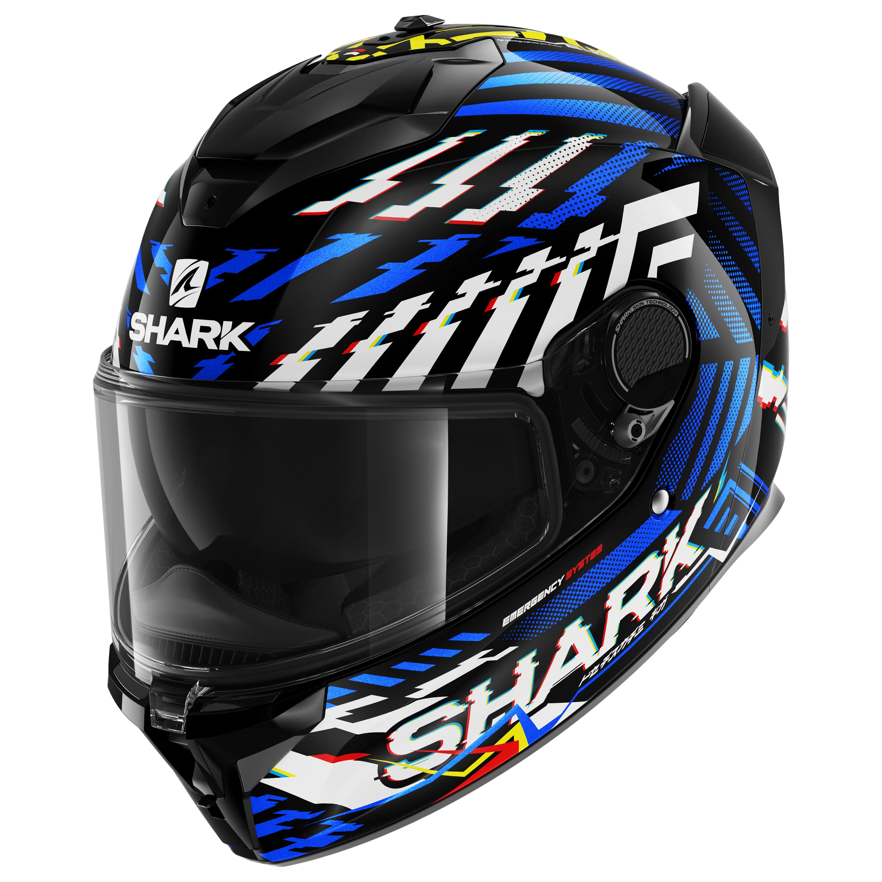 SPARTAN GT BCL. MICR. E-Brake Black Yellow Blue