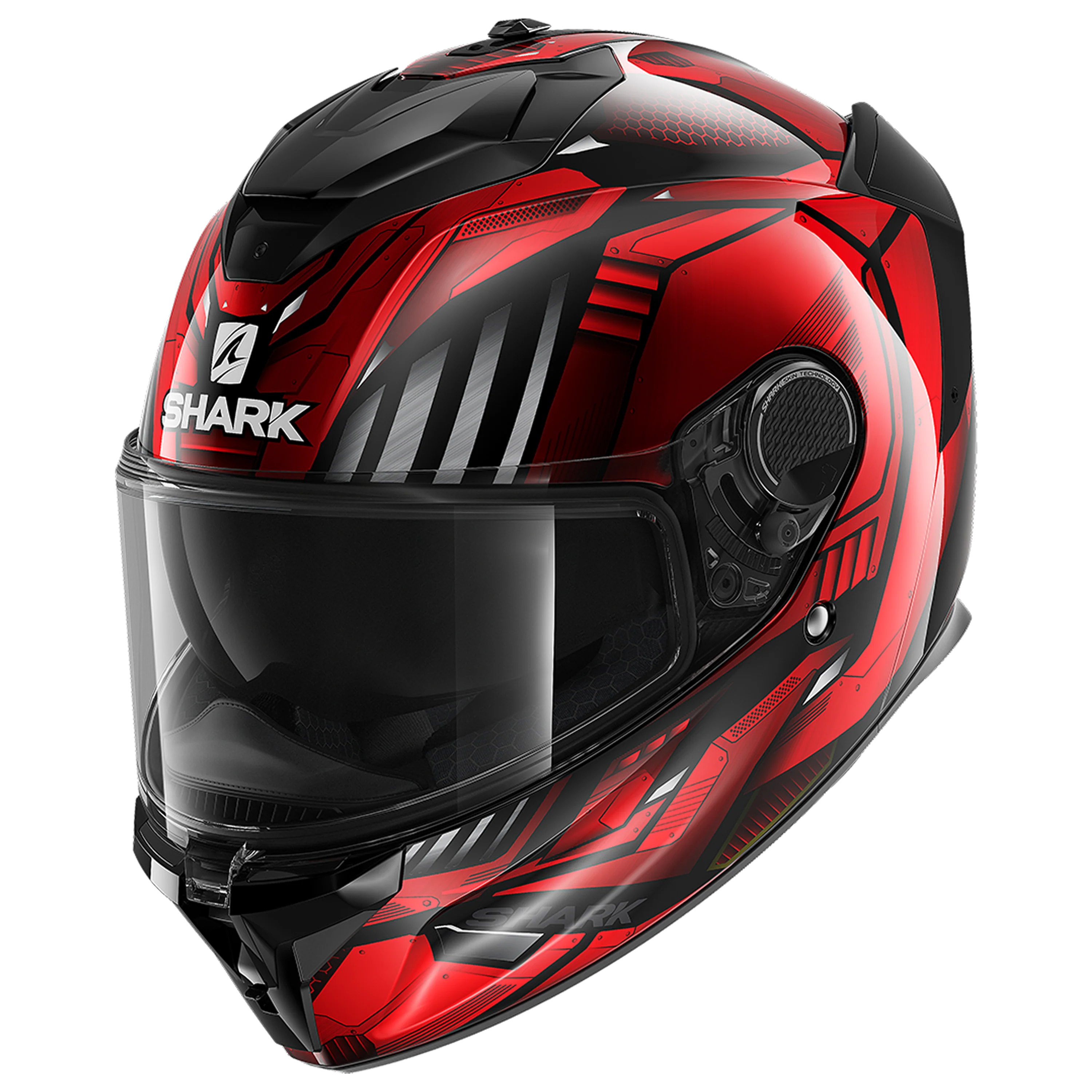 SPARTAN GT BCL. MICR. Replikan Black Chrome Red