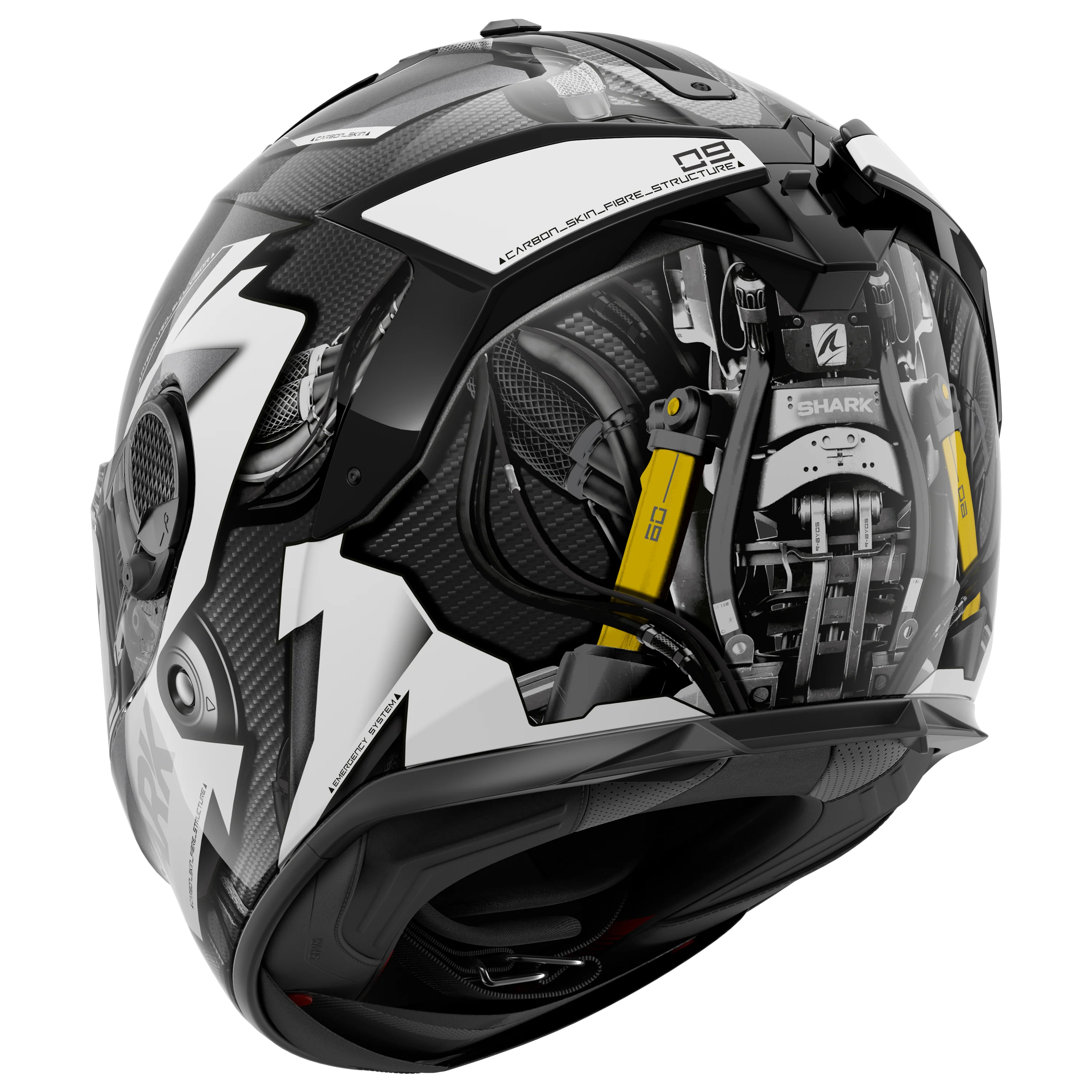SPARTAN GT CARBON Urikan Carbon Anthracite White - Image 2