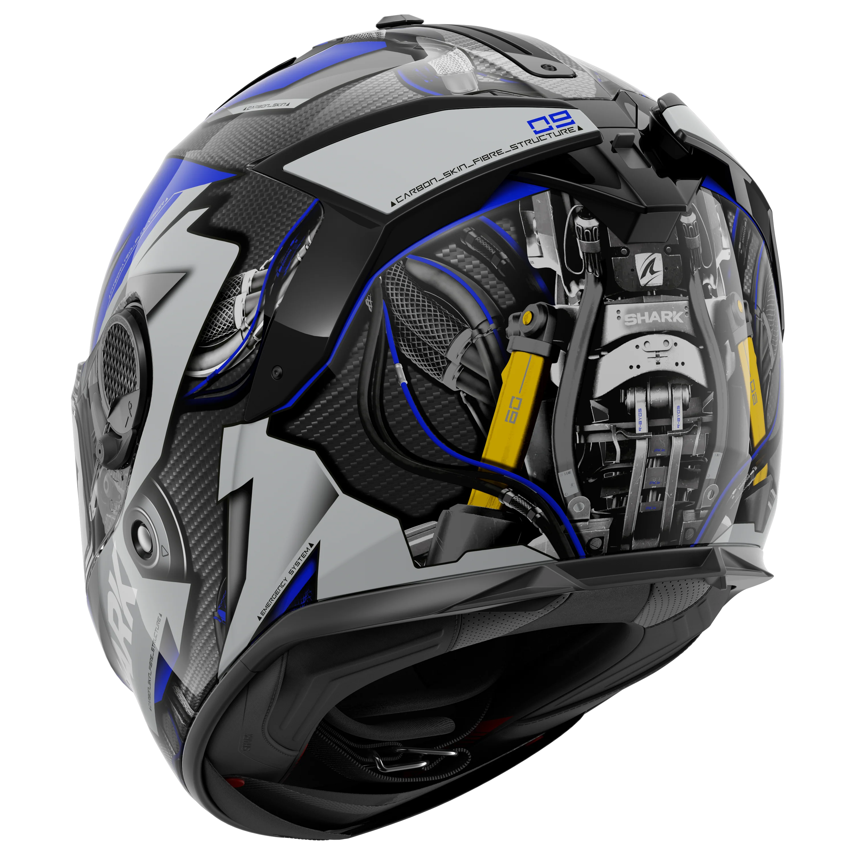 SPARTAN GT CARBON Urikan Carbon Blue White - Image 2