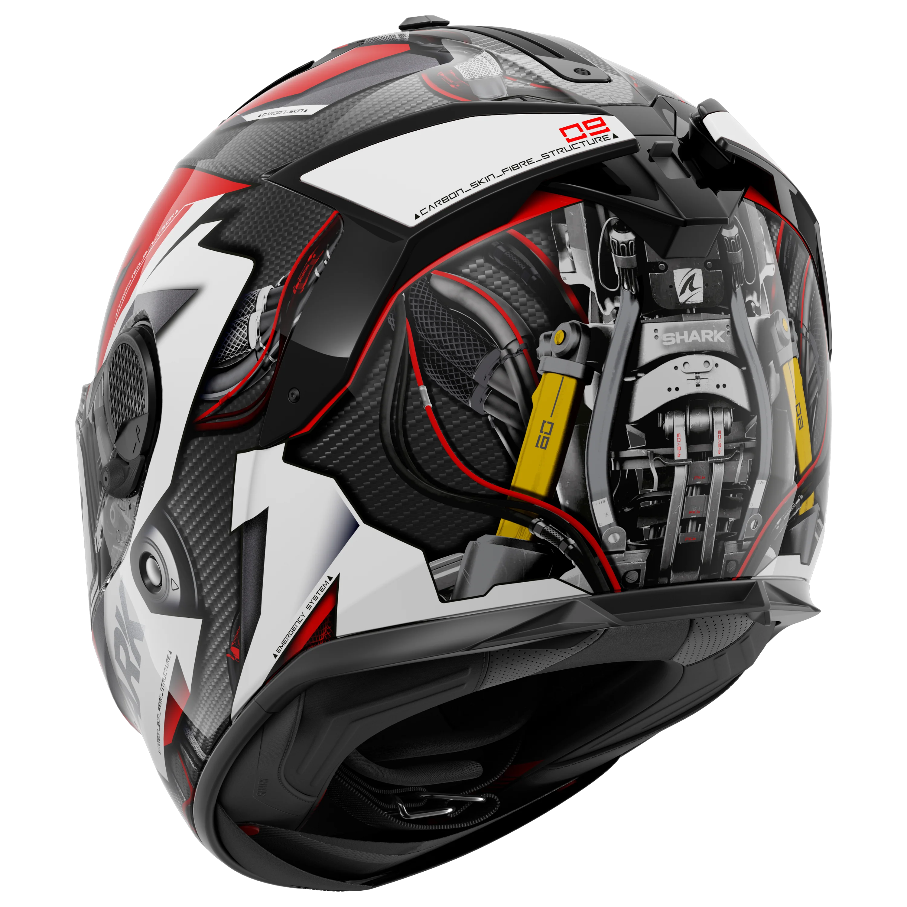 SPARTAN GT CARBON Urikan Carbon Red White - Image 2