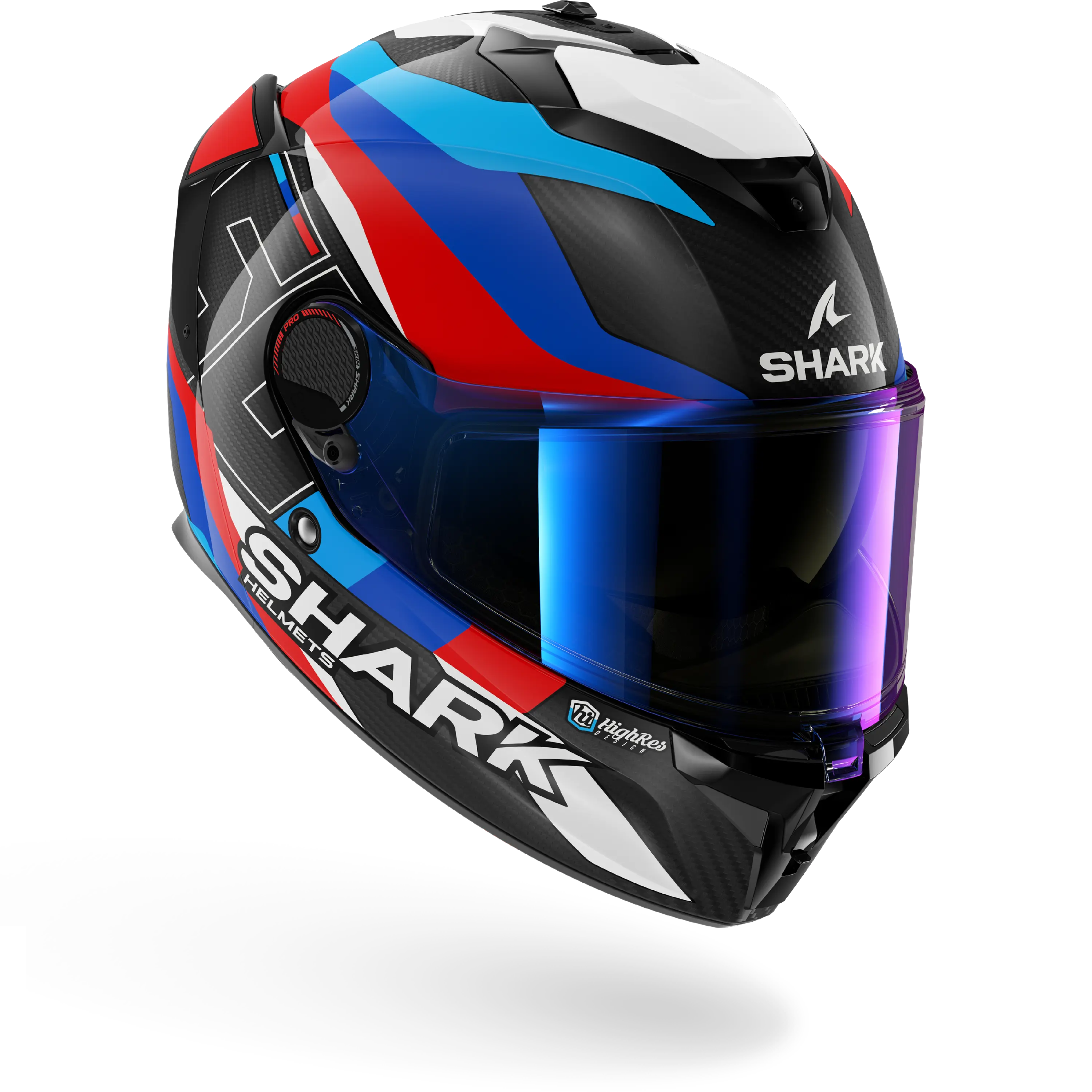 SPARTAN GT PRO CARBON GUINTOLI Carbon Blue Red - Image 5
