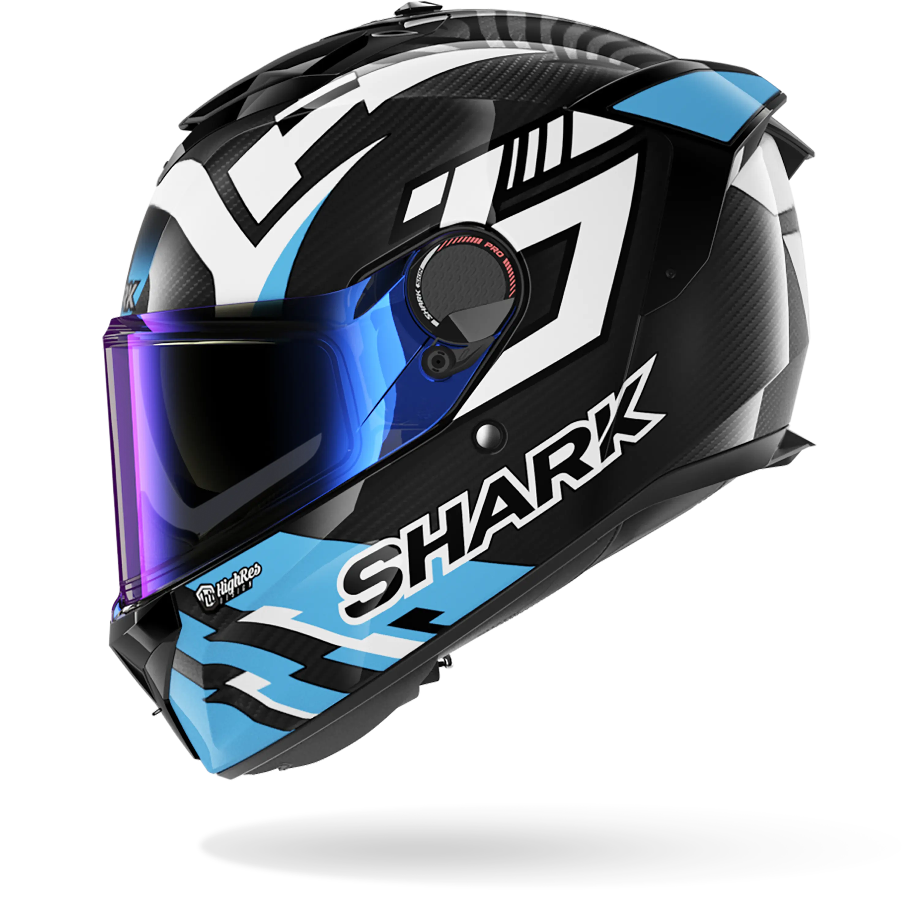 SPARTAN GT PRO CARBON REPLICA ZARCO TRACK RACER Carbon White Blue - Image 4