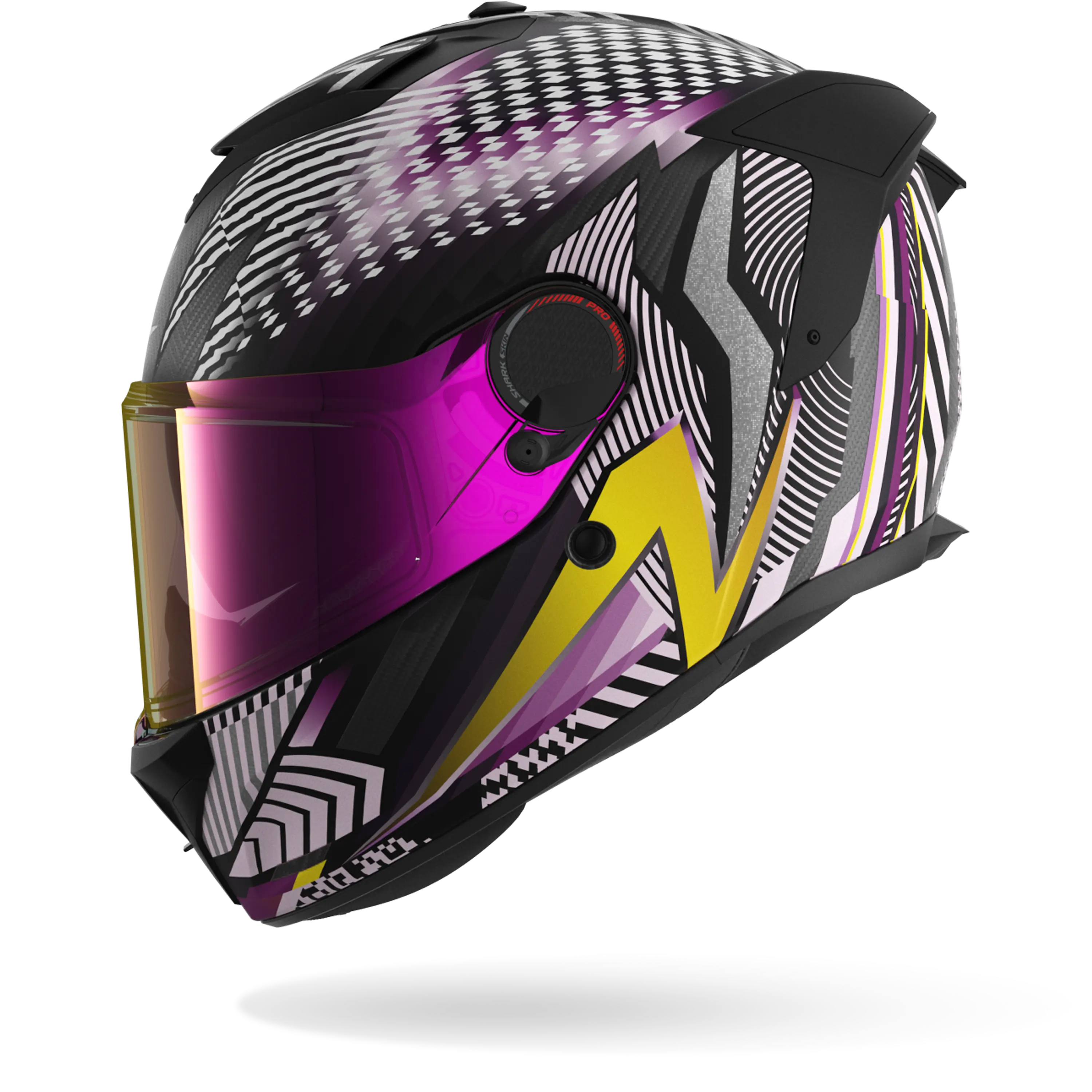 SPARTAN GT PRO CARBON STHYR Mat Carbon Violet Chrom - Image 4