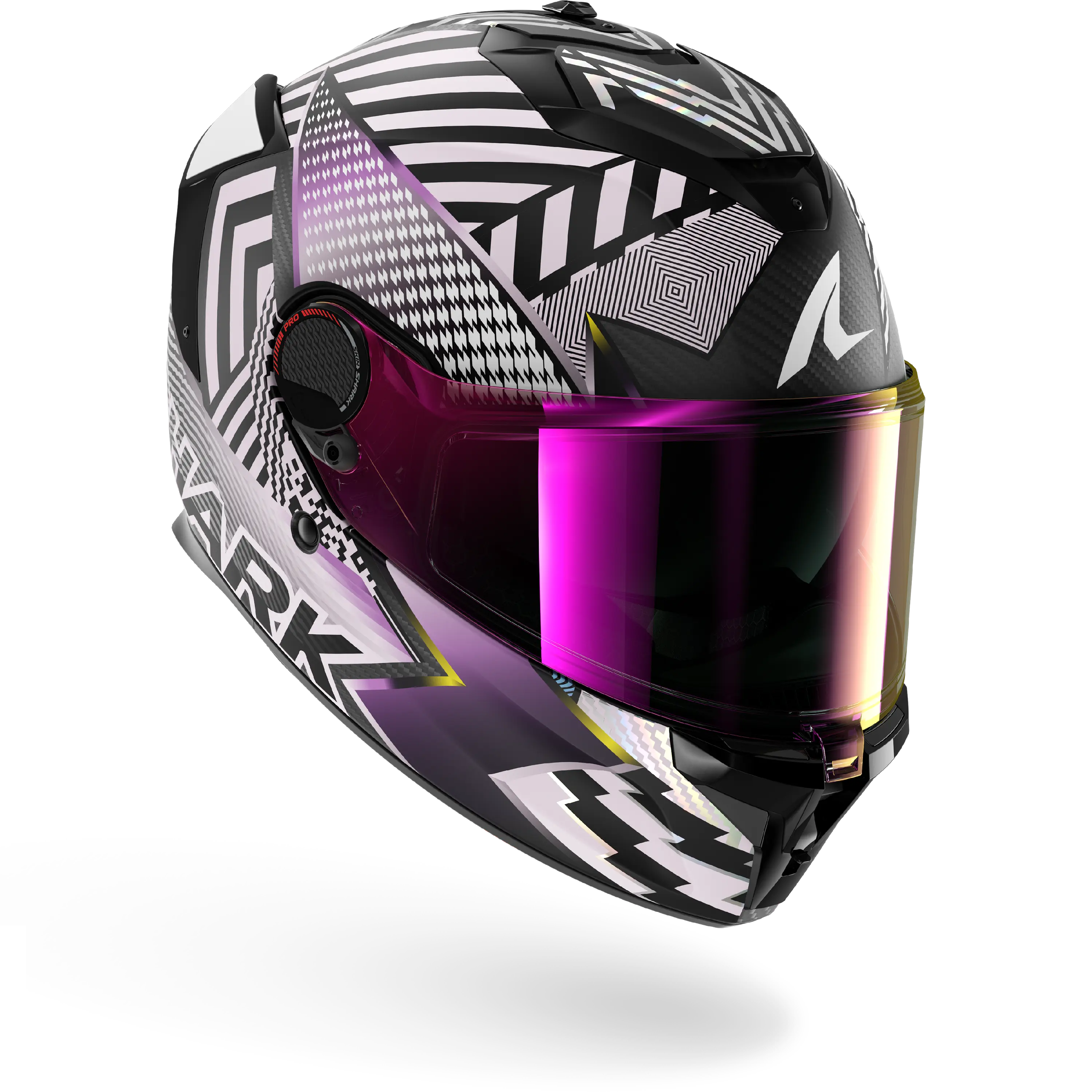 SPARTAN GT PRO CARBON STHYR Mat Carbon Violet Chrom - Image 5