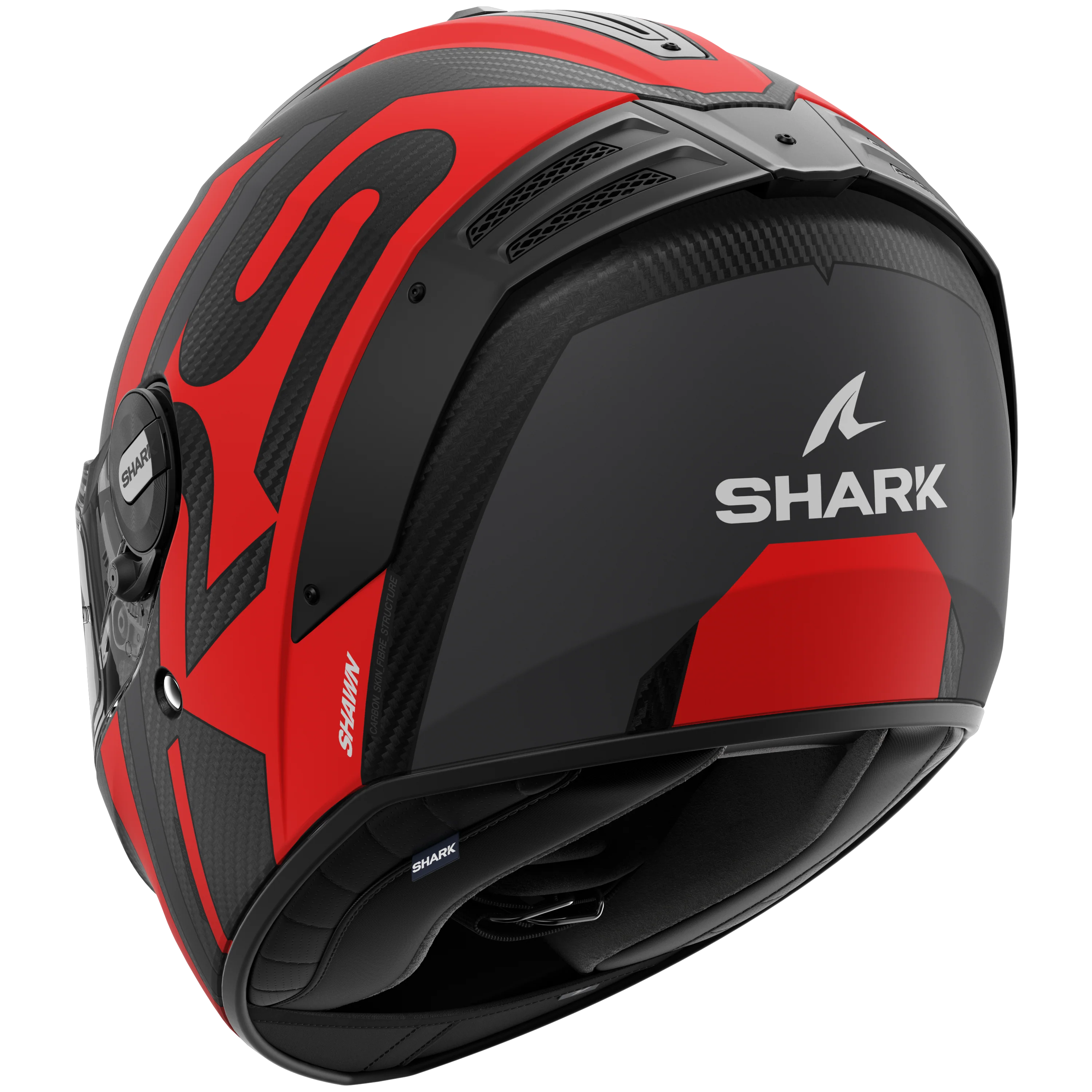 SPARTAN RS CARBON Shawn Matte Carbon Anthracite Red - Image 2