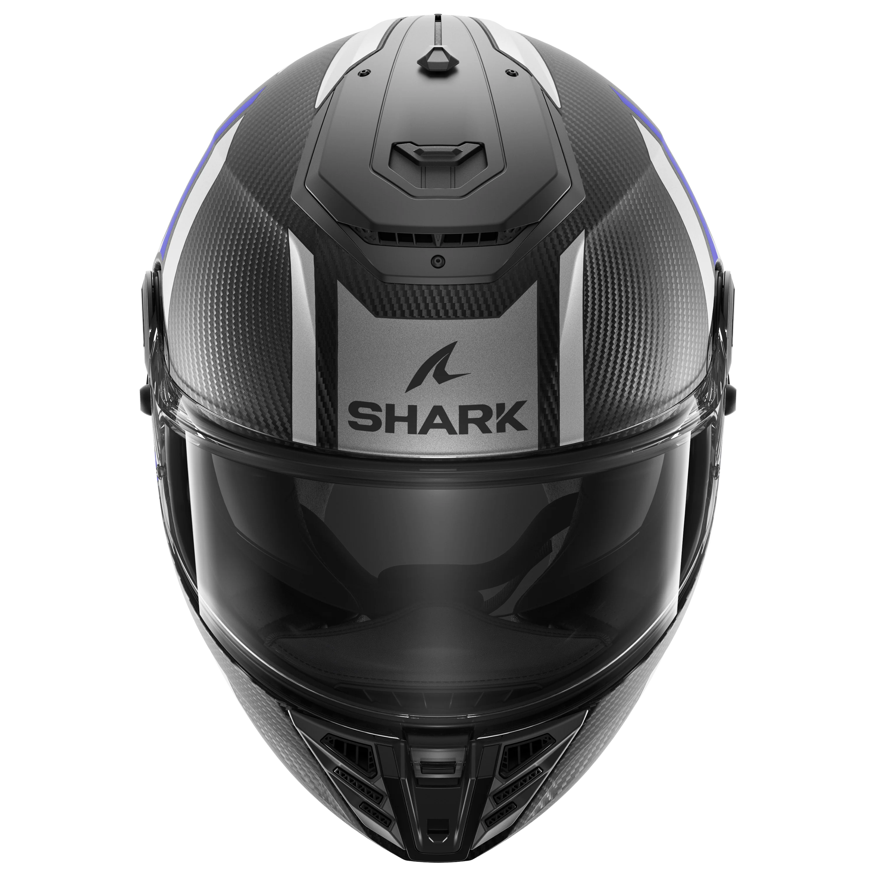 SPARTAN RS CARBON Shawn Matte Carbon Blue Silver - Image 3