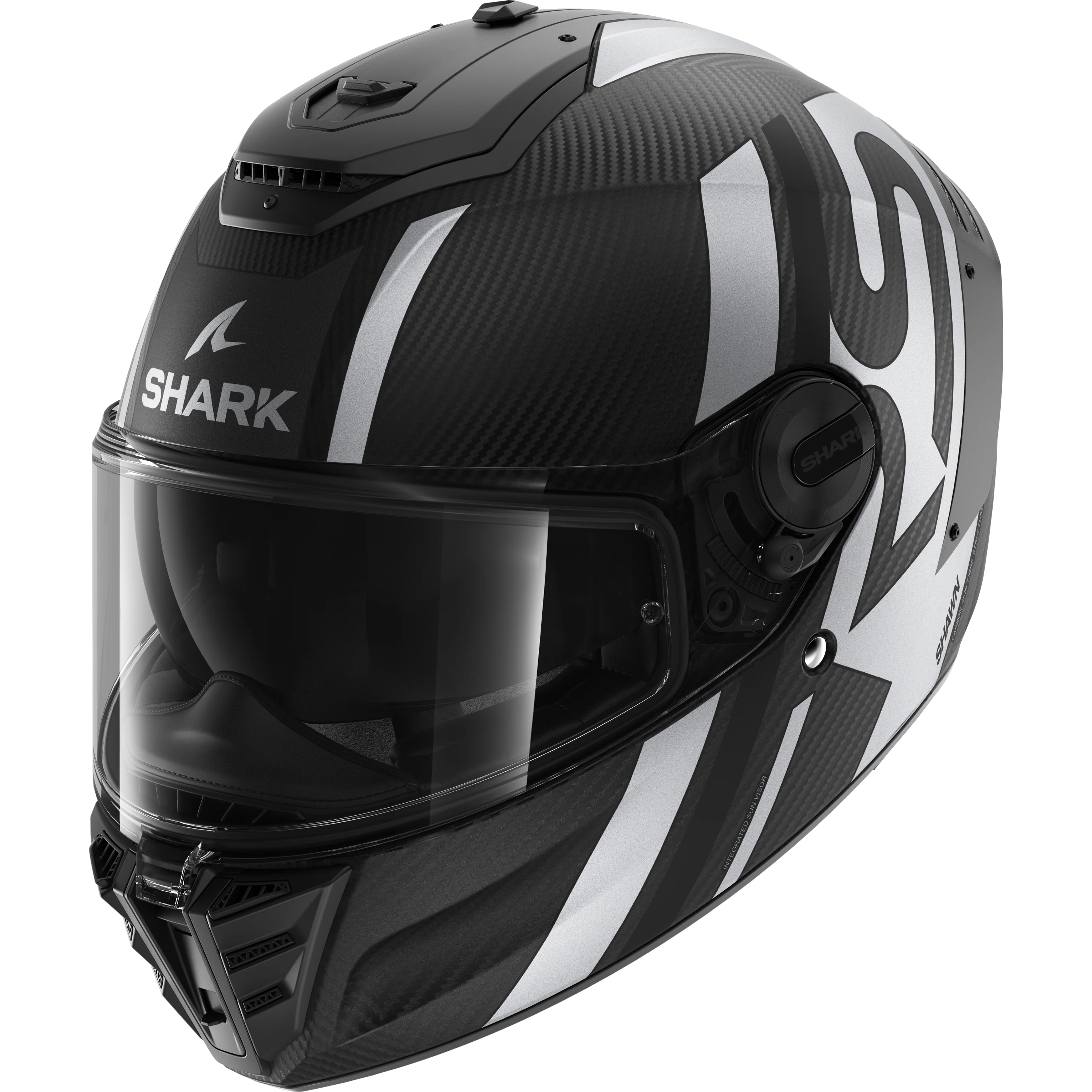 SPARTAN RS CARBON Shawn Matte Carbon Black Silver
