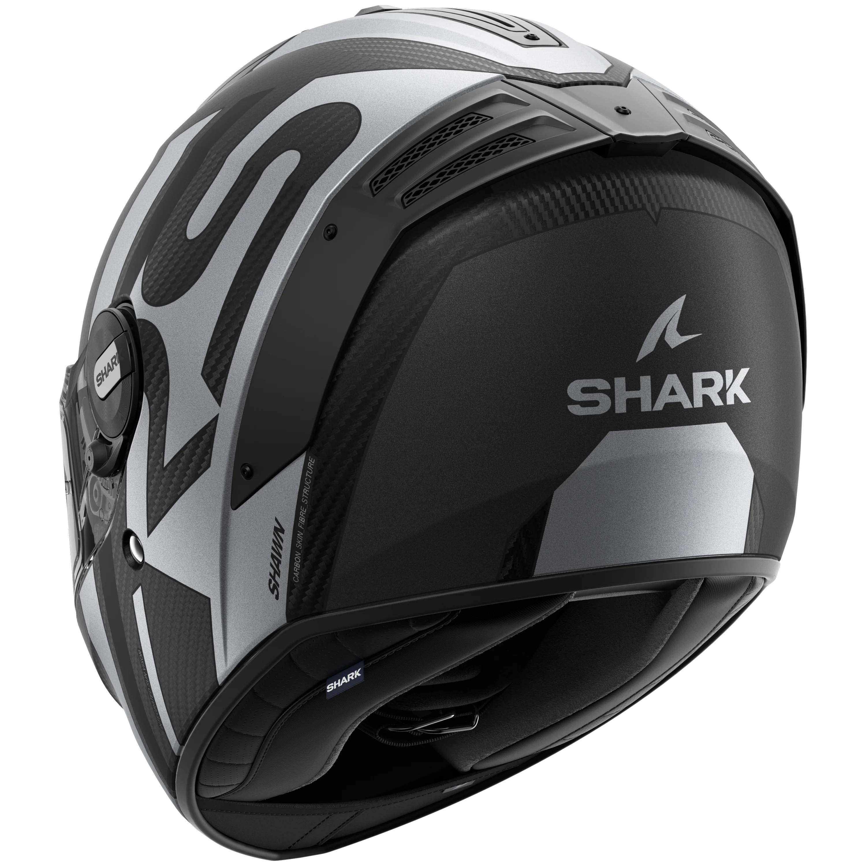 SPARTAN RS CARBON Shawn Matte Carbon Black Silver - Image 2