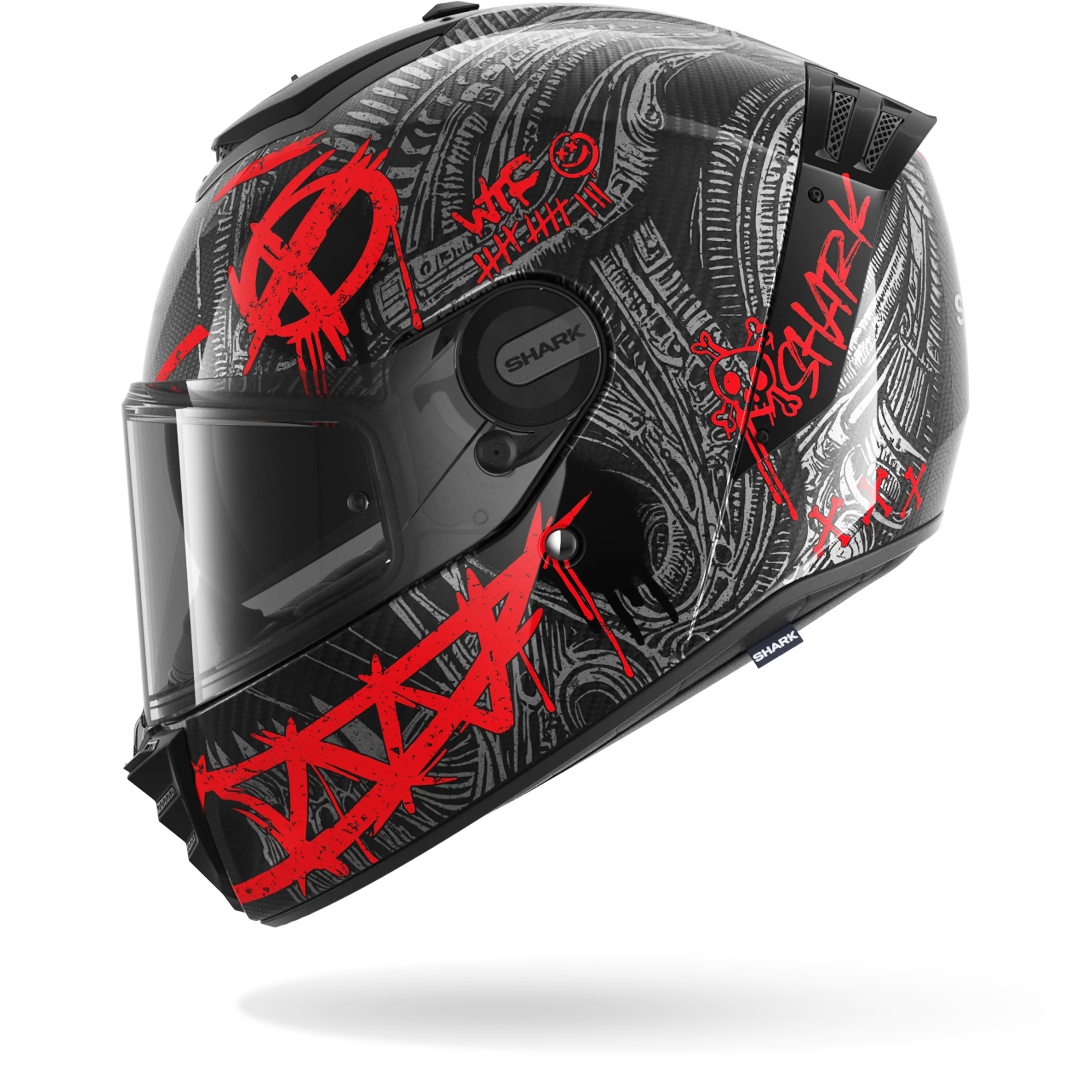 SPARTAN RS CARBON SHIEVER Carbon Anthracite Red - Image 4